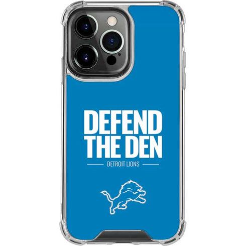 NFL Detroit Lions Team Motto iPhone 16 Pro Clear Case